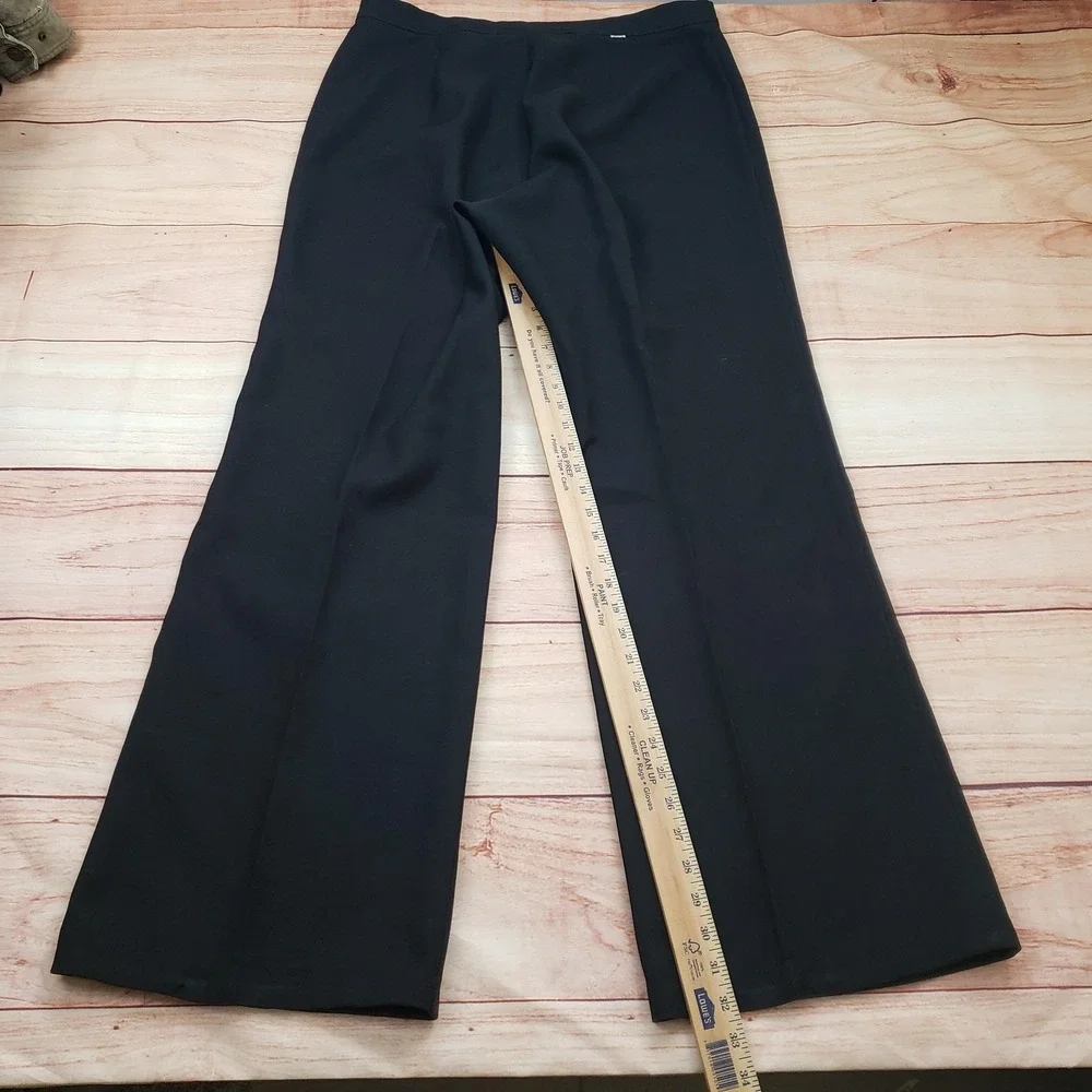 Levis Pants Womens Medium Black Wide Leg Dress‎ Trousers Career Office Slacks